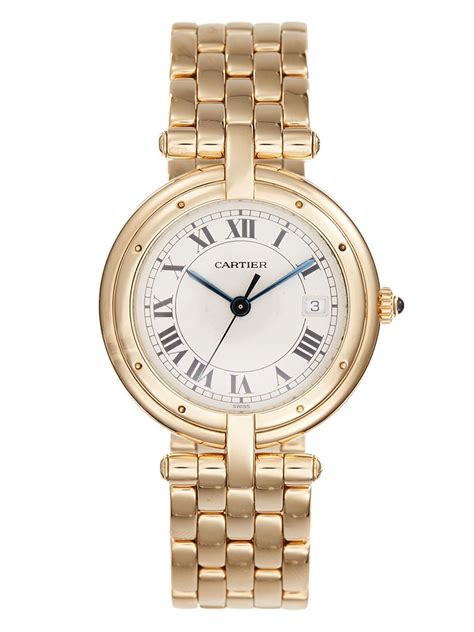 cartier panthere 18k gold & stainless steel midsize watch|cartier panthere small yellow gold.